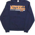 JERZEES Mens Navy Mitchell Marauders Hoodie M Cotton Blend Pullover