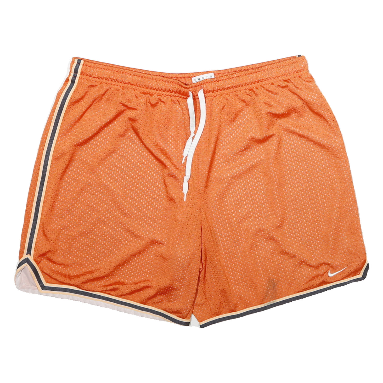 NIKE Mens Orange Sports Casual Shorts L W32 Mesh Lightweight