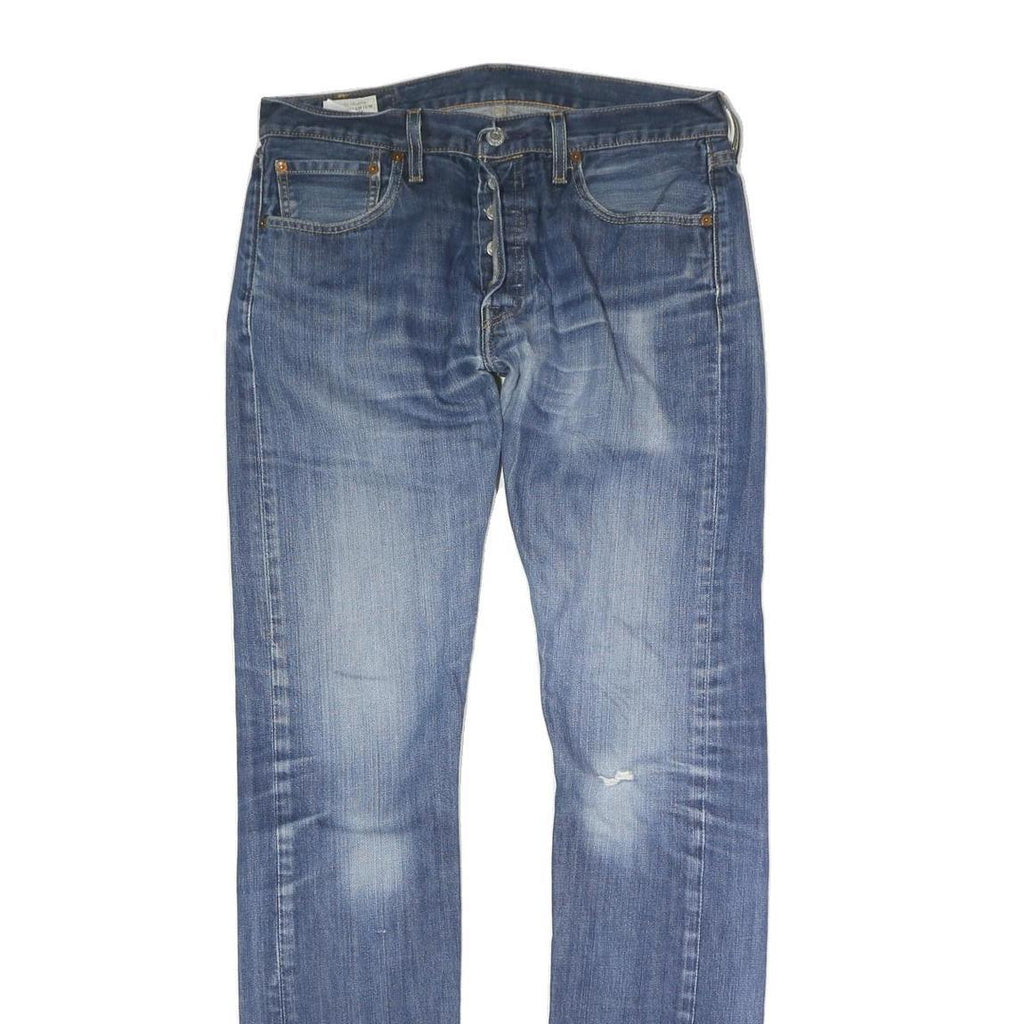 LEVI'S 501 BIG E Mens Jeans Blue Regular Straight Denim Medium W32 L33 Classic