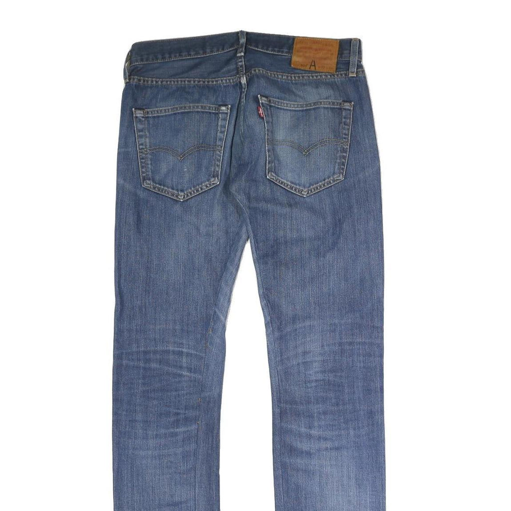 LEVI'S 501 BIG E Mens Jeans Blue Regular Straight Denim Medium W32 L33 Classic