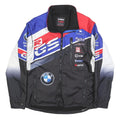 LHD Mens Blue Red White Black Racing Jacket L Polyester Blend Zip