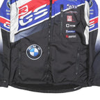 LHD Mens Blue Red White Black Racing Jacket L Polyester Blend Zip