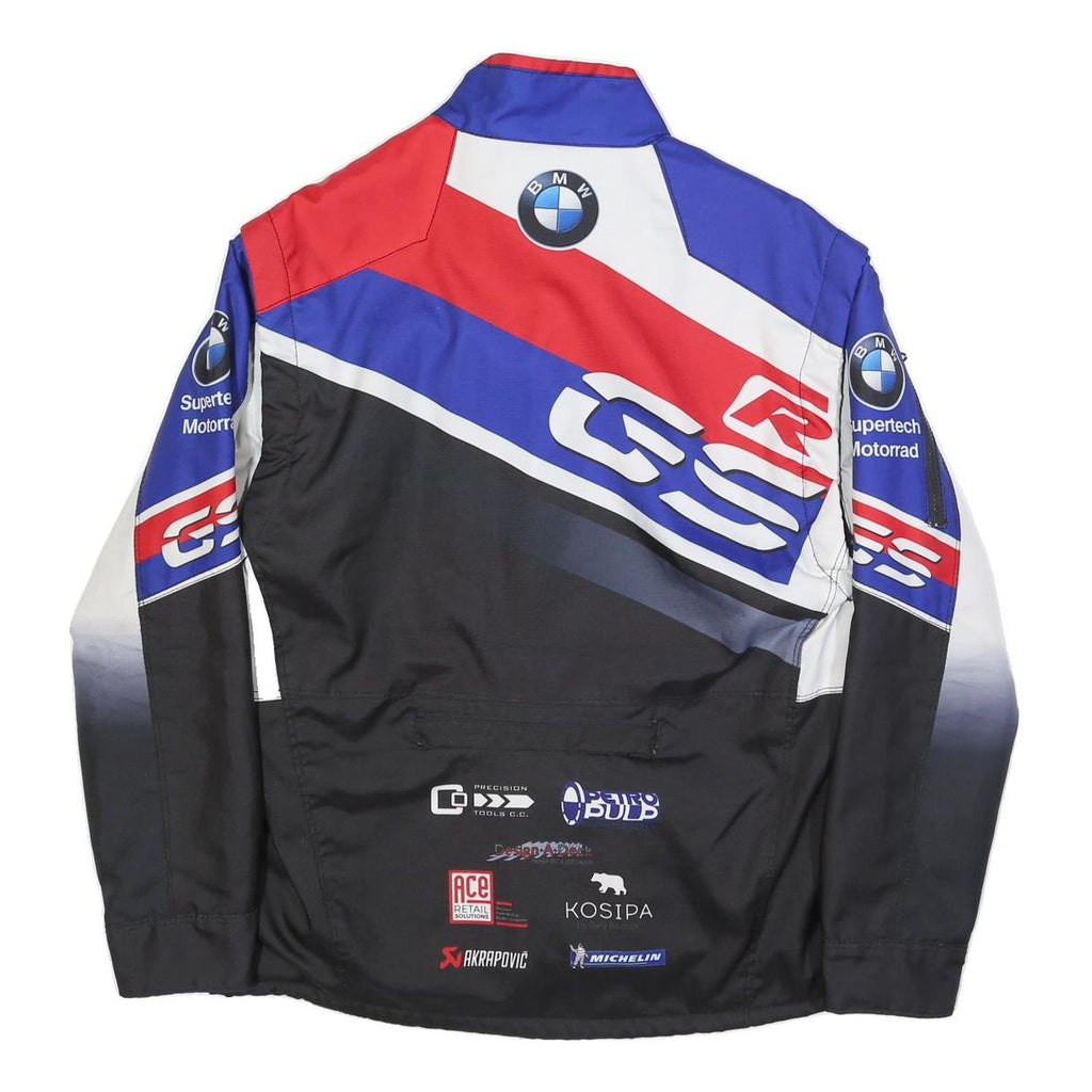 LHD Mens Blue Red White Black Racing Jacket L Polyester Blend Zip