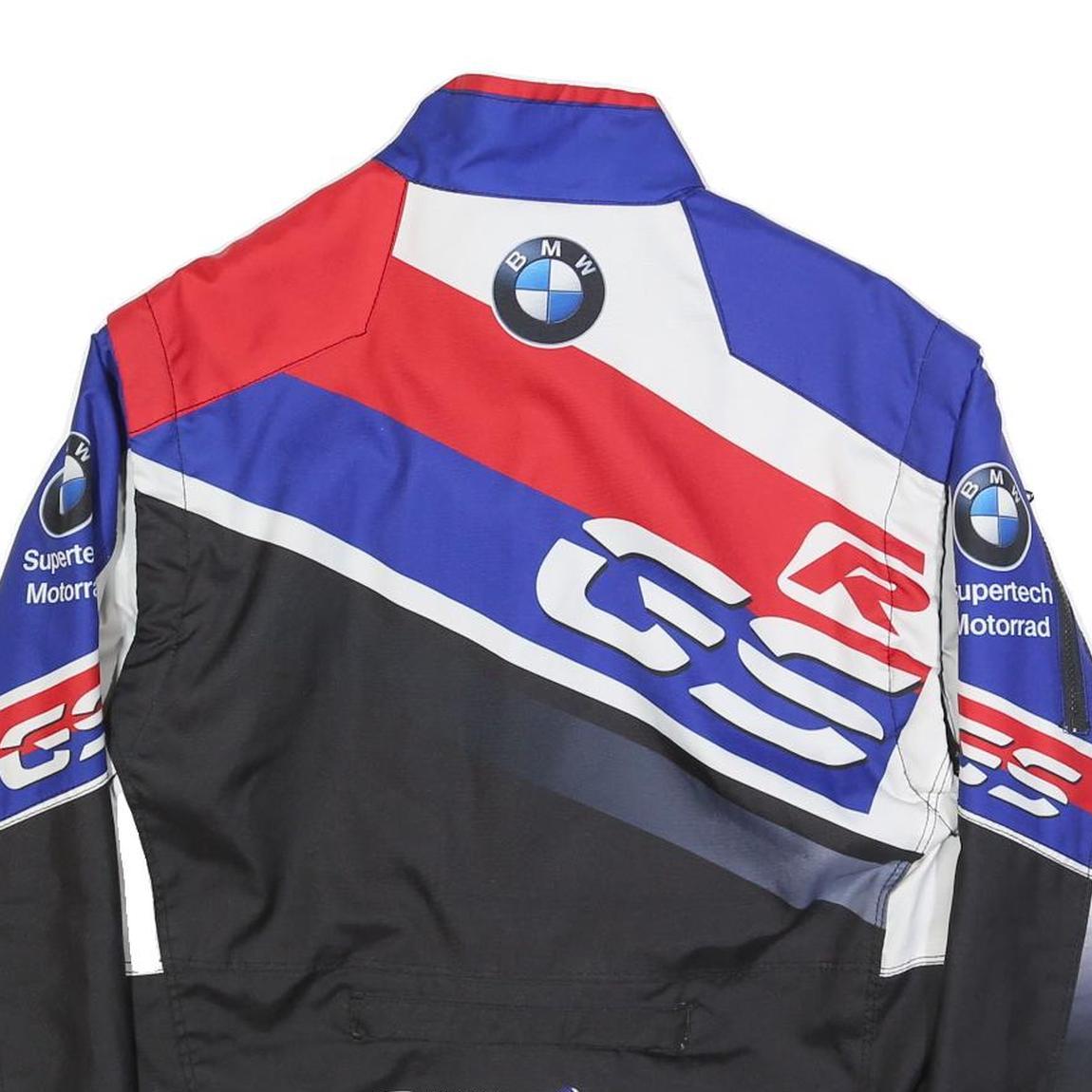 LHD Mens Blue Red White Black Racing Jacket L Polyester Blend Zip