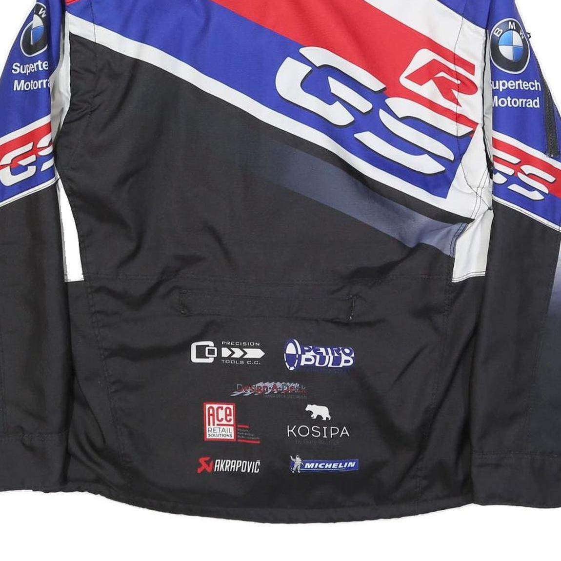 LHD Mens Blue Red White Black Racing Jacket L Polyester Blend Zip