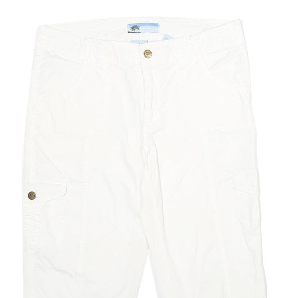 COTTONWOOD CANYON Womens Shorts White Casual UK 12 W32 Cotton Blend Cargo Style