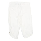 COTTONWOOD CANYON Womens Shorts White Casual UK 12 W32 Cotton Blend Cargo Style