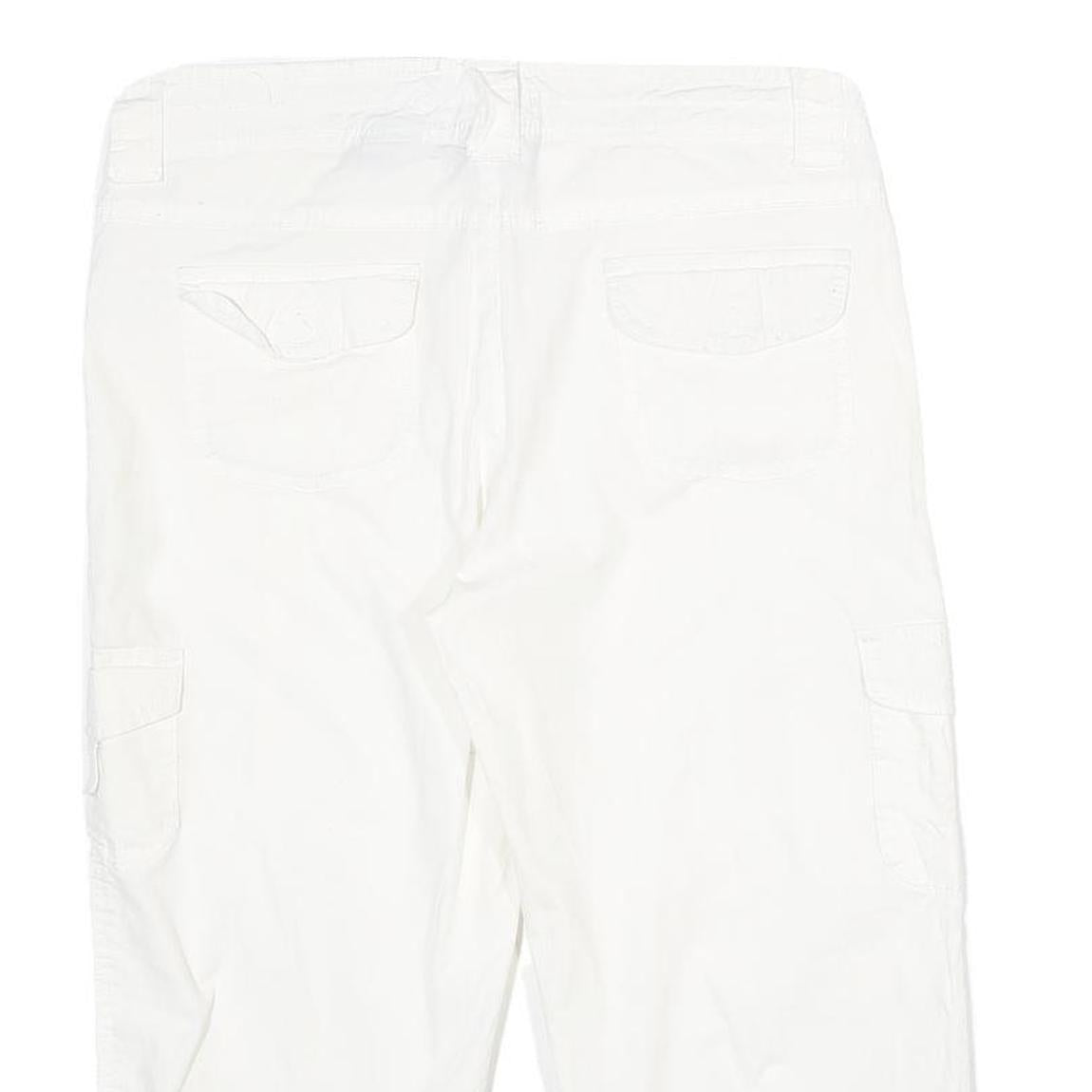 COTTONWOOD CANYON Womens Shorts White Casual UK 12 W32 Cotton Blend Cargo Style