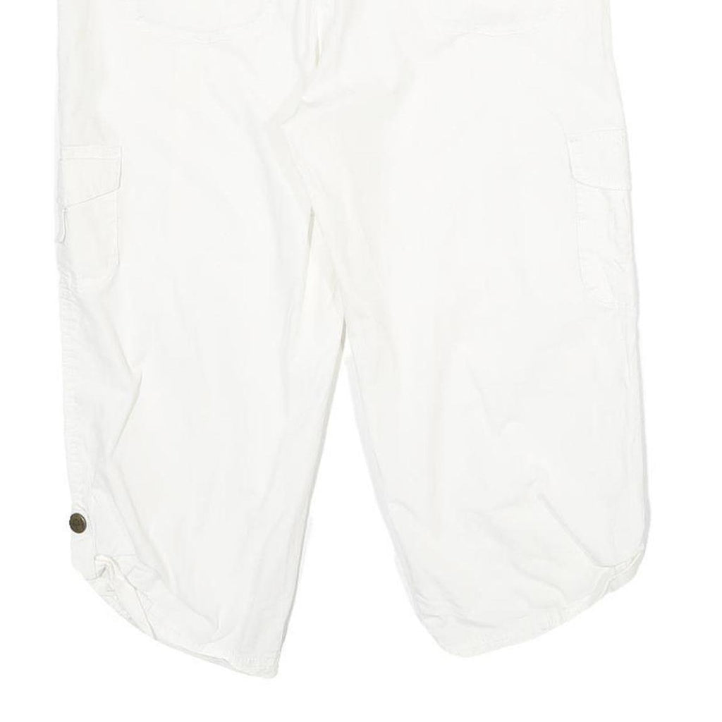 COTTONWOOD CANYON Womens Shorts White Casual UK 12 W32 Cotton Blend Cargo Style
