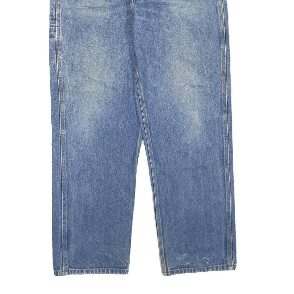 CARHARTT Mens Jeans Blue Regular Classic Denim Medium W38 L31 Workwear Zip