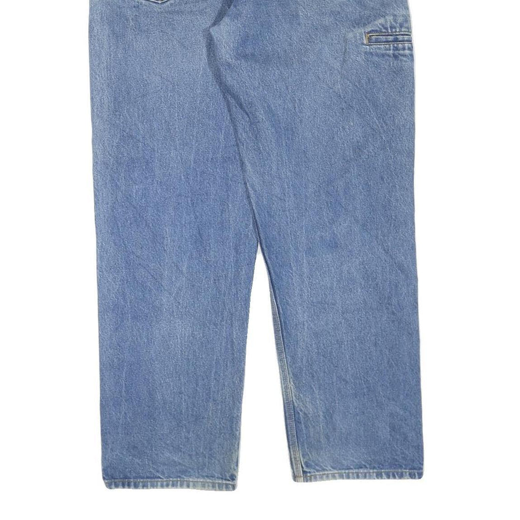 CARHARTT Mens Jeans Blue Regular Classic Denim Medium W38 L31 Workwear Zip