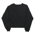 DISNEY Womens Black Mickey Mouse Crew Neck S Cotton Blend Sweatshirt