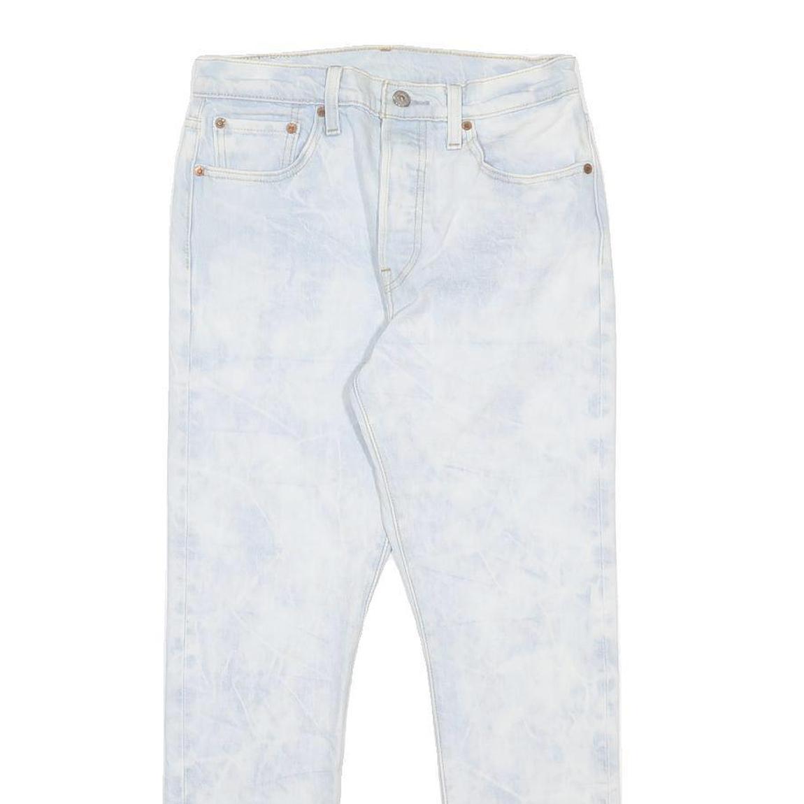 LEVI'S 501S BIG E Womens Jeans Blue Slim Straight Denim Medium W28 L28 Classic