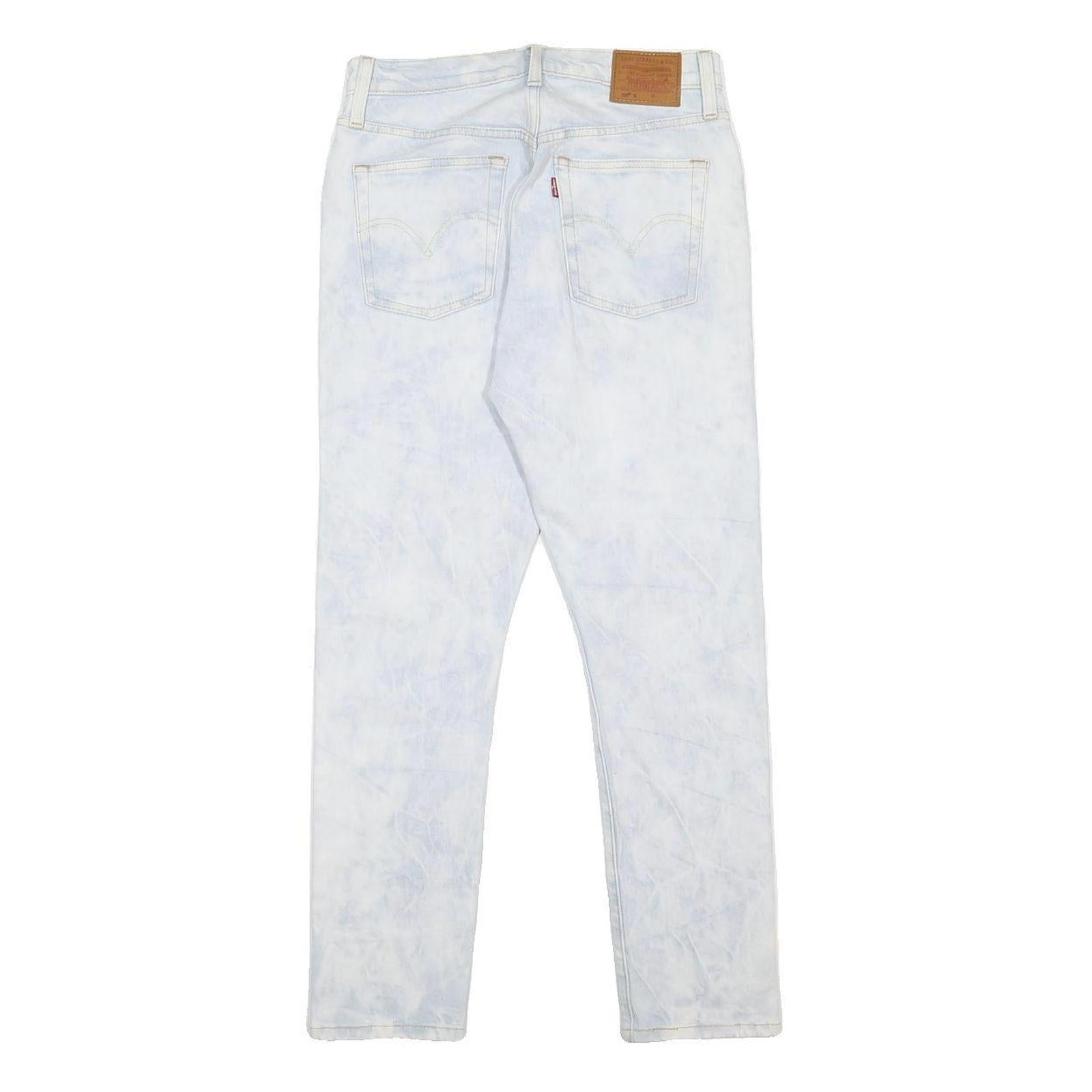 LEVI'S 501S BIG E Womens Jeans Blue Slim Straight Denim Medium W28 L28 Classic