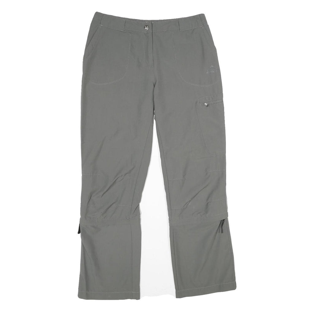 MCKINLEY Womens Polyamide Blend Grey Regular Tapered Trousers W30 L30 Outdoor