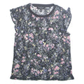 LAUNDRY Womens Printed Top Black Sleeveless Floral S