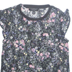 LAUNDRY Womens Printed Top Black Sleeveless Floral S