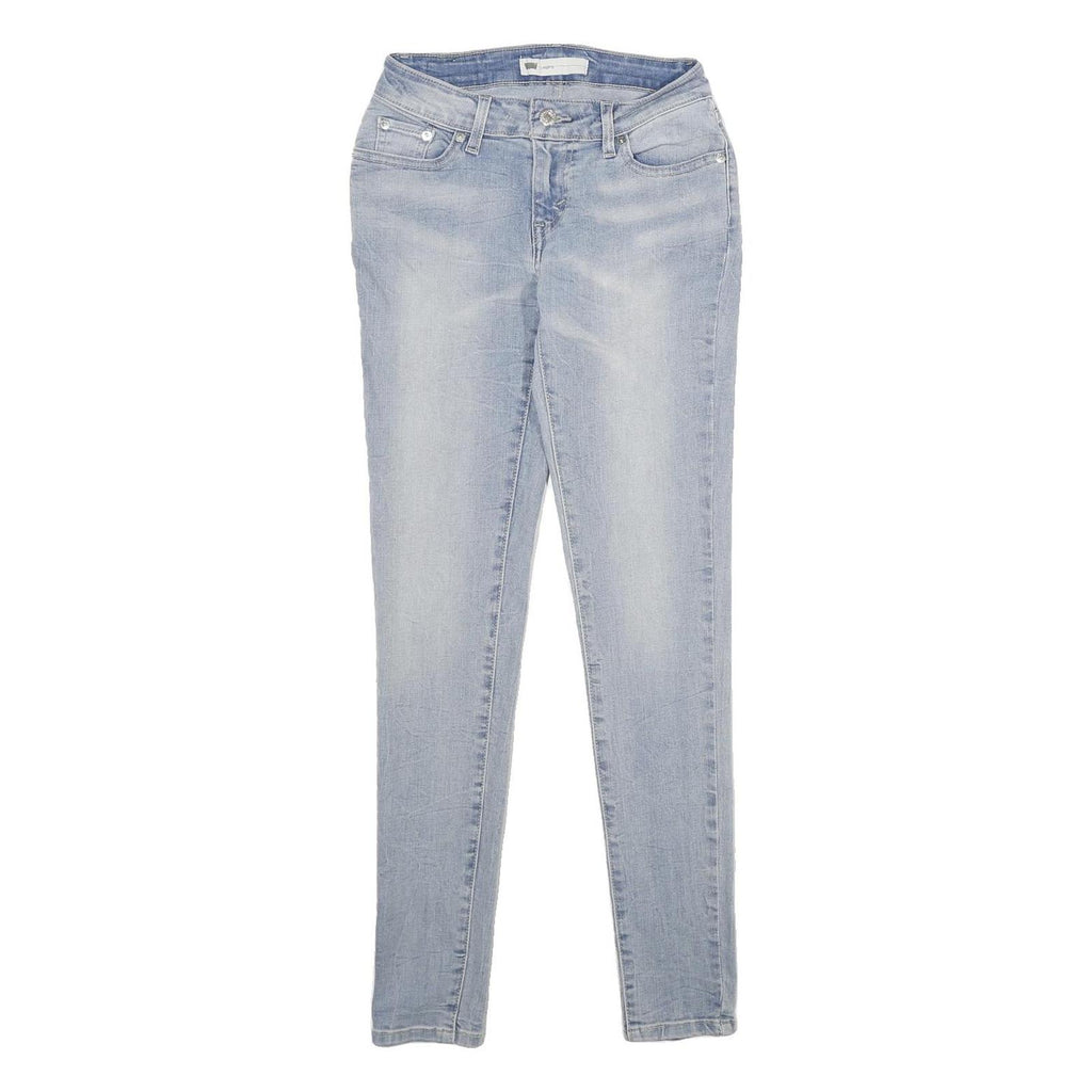 LEVI'S Legging Womens Jeans Blue Slim Skinny Denim Light W26 L30 Stylish Soft