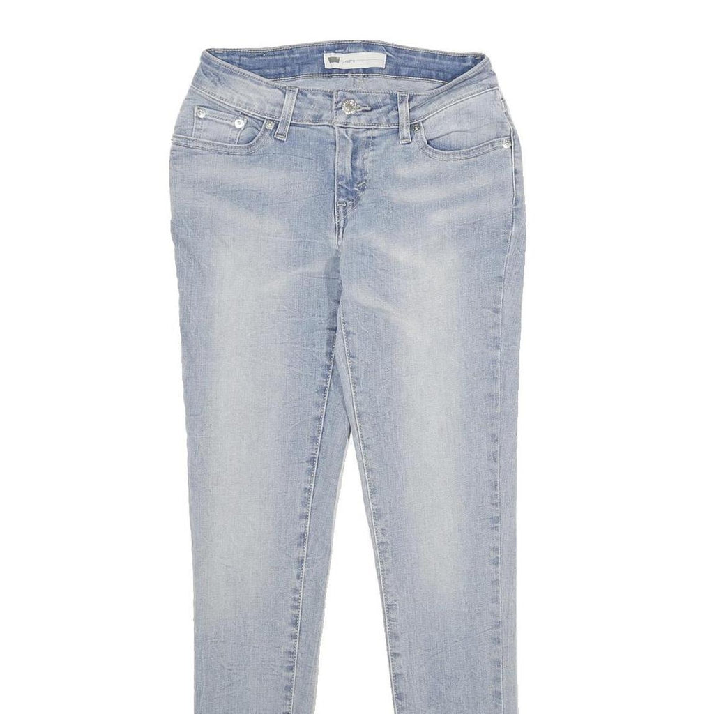 LEVI'S Legging Womens Jeans Blue Slim Skinny Denim Light W26 L30 Stylish Soft