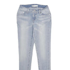 LEVI'S Legging Womens Jeans Blue Slim Skinny Denim Light W26 L30 Stylish Soft