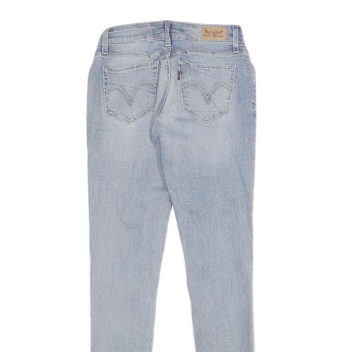 LEVI'S Legging Womens Jeans Blue Slim Skinny Denim Light W26 L30 Stylish Soft