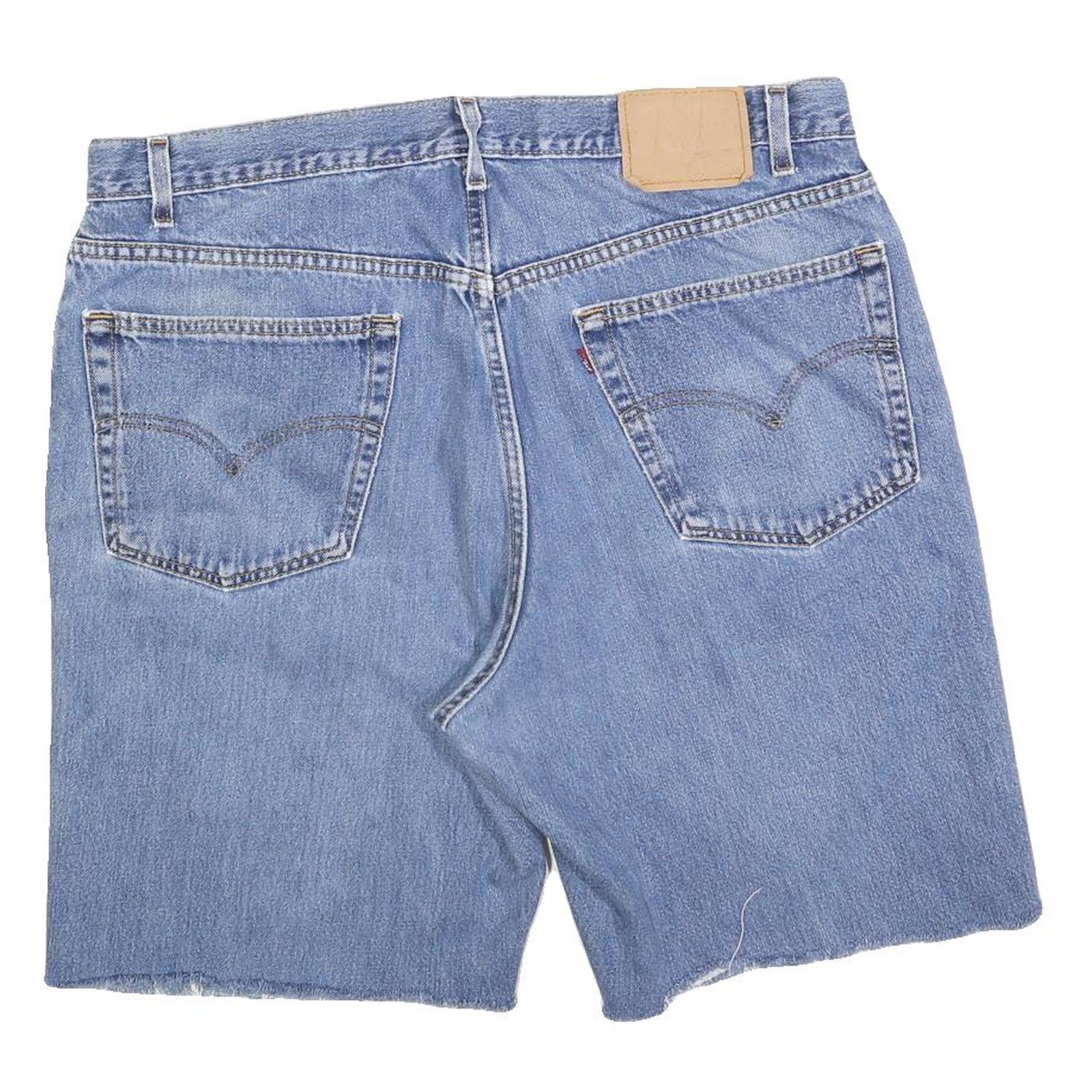 LEVI'S Mens Denim Blue Casual Shorts 2XL W40 Cotton Blend Classic Fit