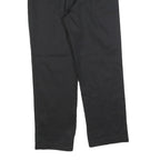DICKIES Womens Cotton Blend Black Regular Fit Straight Trousers W28 L28 Workwear