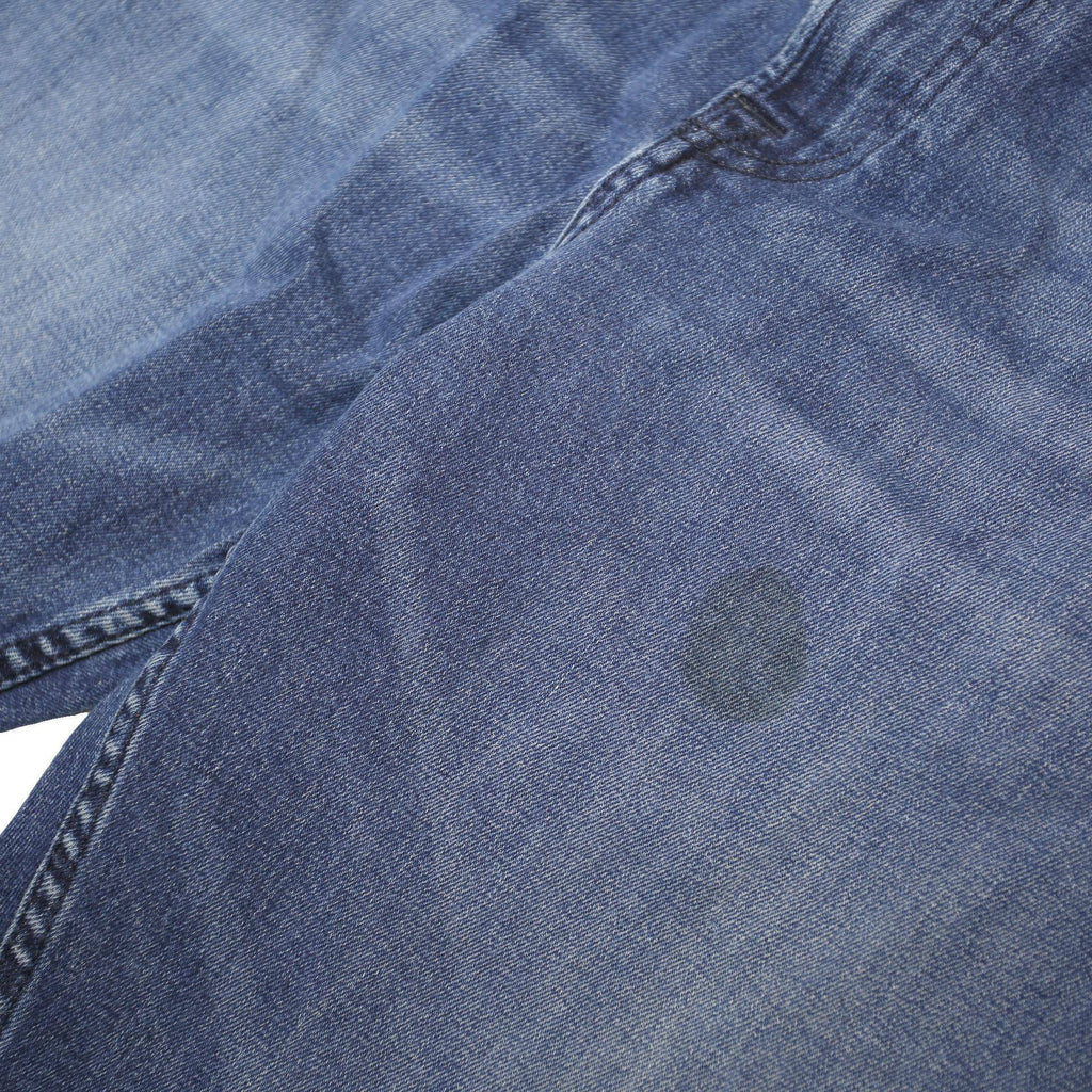 CALVIN KLEIN JEANS Mens Regular Fit Blue Denim Jeans W34 L31 Button Closure