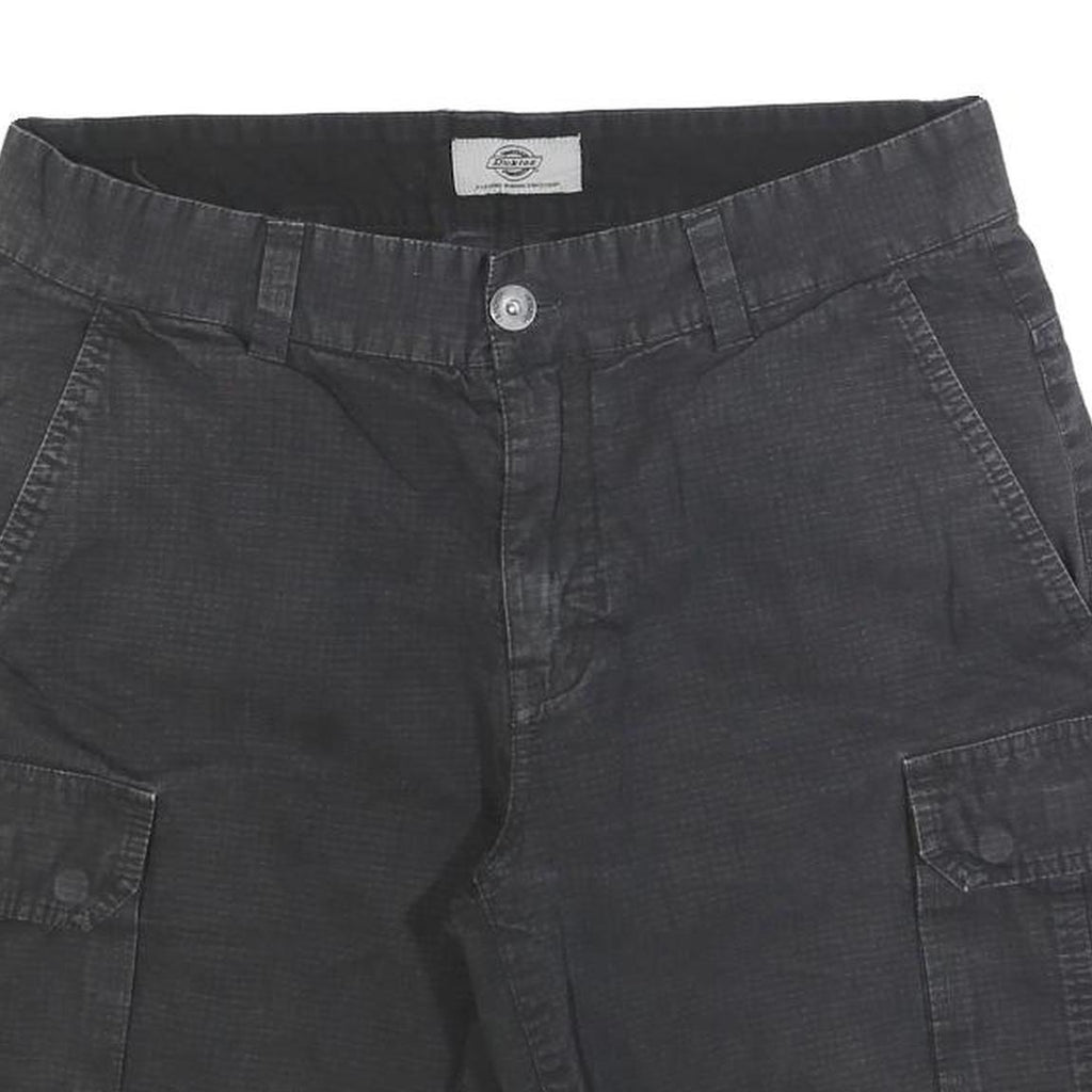 DICKIES Mens Shorts Black Cargo Cotton M W32 Workwear Casual Pockets