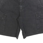 DICKIES Mens Shorts Black Cargo Cotton M W32 Workwear Casual Pockets