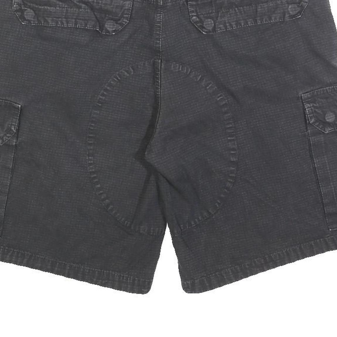 DICKIES Mens Shorts Black Cargo Cotton M W32 Workwear Casual Pockets