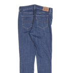 LEVI'S 311 Womens Jeans Blue Slim Skinny Denim Medium W28 L30 Raw Edge