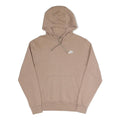 NIKE Mens Beige Pullover Hoodie XS Cotton Blend Casual Sportswear