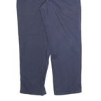 CARHARTT Mens Cotton Blend Navy Blue Regular Straight Trousers W36 L32 Workwear