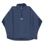 FILA Mens Pullover Jacket Blue S