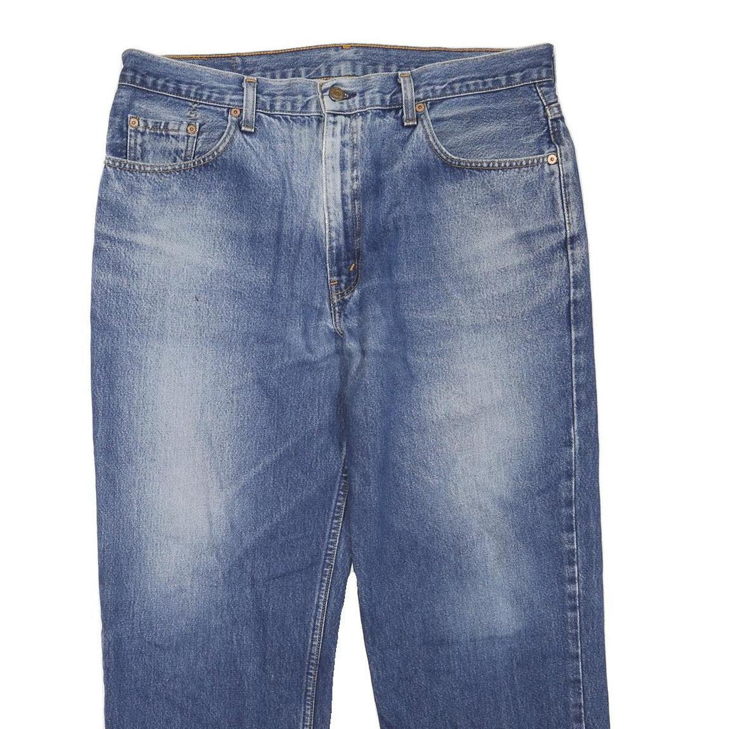 LEVI'S Mens Jeans Blue Regular Straight Denim Medium W36 L25 Classic Zip