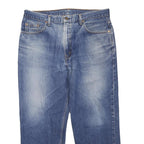 LEVI'S Mens Jeans Blue Regular Straight Denim Medium W36 L25 Classic Zip