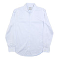 JAEGER Mens White Classic Shirt L Cotton Blend Button Down Casual Formal