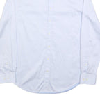 JAEGER Mens White Classic Shirt L Cotton Blend Button Down Casual Formal