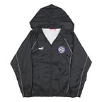 PUMA Mens Black Lightweight Zip Jacket M Polyester Blend Plain Jogging Sports
