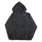 PUMA Mens Black Lightweight Zip Jacket M Polyester Blend Plain Jogging Sports