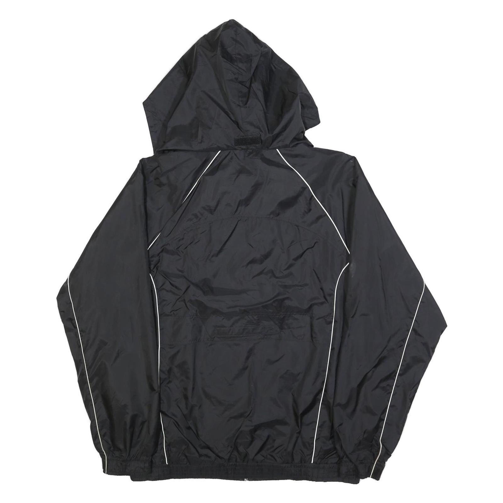 PUMA Mens Black Lightweight Zip Jacket M Polyester Blend Plain Jogging Sports