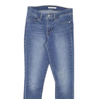 LEVI'S Womens Slim Blue Denim Jeans W26 L27 Slim Fit Zip Closure Classic