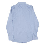 HUGO BOSS Mens Blue Shirt M Cotton Blend Smart Casual Office Wear