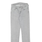 LEVI'S Womens Slim Light Grey Denim Jeans W24 L28 Classic Zip Closure