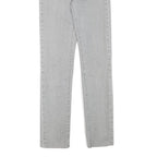 LEVI'S Womens Slim Light Grey Denim Jeans W24 L28 Classic Zip Closure
