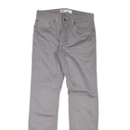 LEVI'S 511 Slim Womens Jeans Grey Slim Skinny Denim W30 L30 Zip Cotton Blend