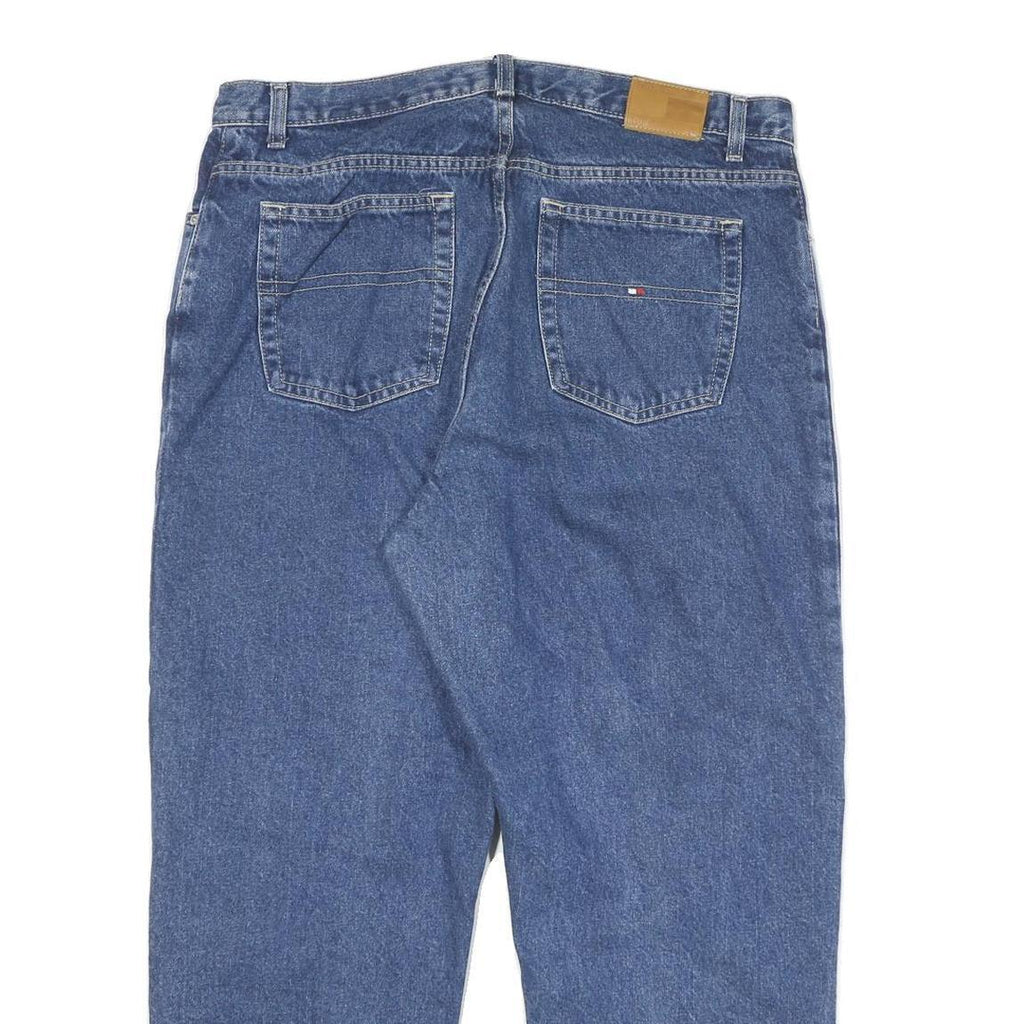 TOMMY HILFIGER Womens Jeans Blue Relaxed Straight Denim Medium W36 L27 Classic