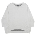 MARC O'POLO Womens Light Grey Plain Pullover Crew Neck Basic Knit Size M Cotton