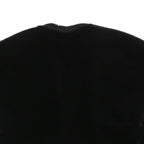 Womens Black Faux Fur Cropped Jacket L Polyester Blend Plush Soft Outerwear